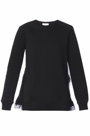 Sheer-trim sweatshirt, zdjęcie 1 Sheer-trim sweatshirt od Valentino Red